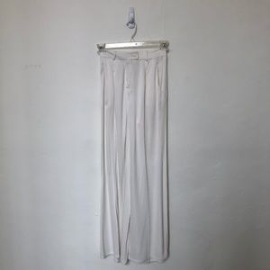 White Loose Fit Pants